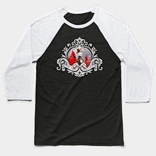 Wonderful Steampunk Snowman with birds Baseball T-Shirt